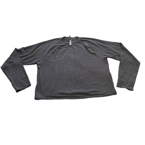 Skims New Vintage Long Sleeve T Shirt Top Ash 2X NWT